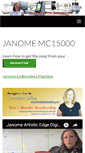Mobile Screenshot of janome15000.com